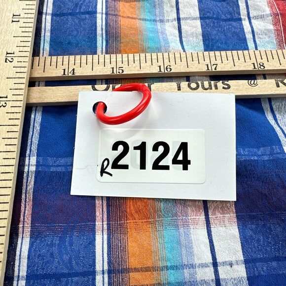 Robert Graham Shirt Mens XXL Bright Plaid Contrasting Flip Cuffs Colorful - Picture 10 of 10